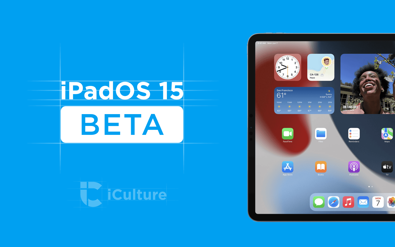 iPadOS 15 beta.
