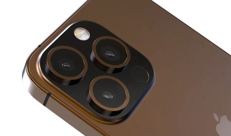iPhone 13 Pro concept met camera.