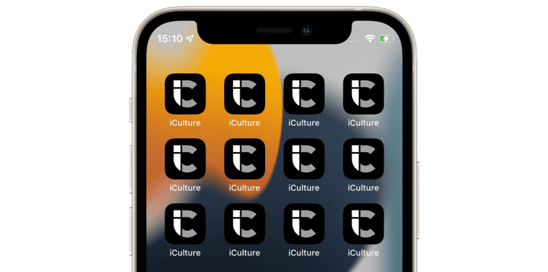 Meerdere icoontjes van dezelfde app in iOS 15.