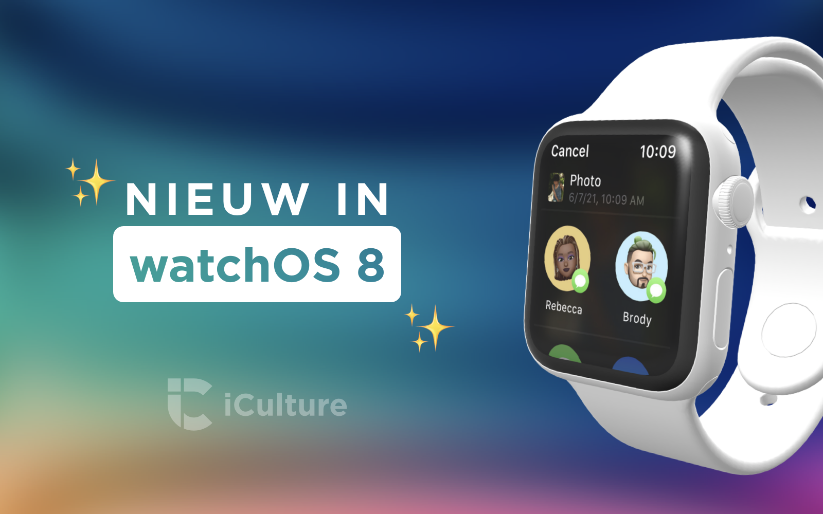 watchOS 8 functies.