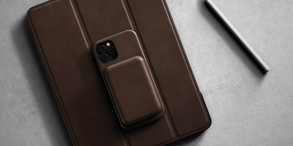 Nomad Leather MagSafe Battery case