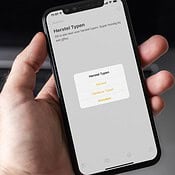 Herstel door te schudden bij een typfout op iPhone.
