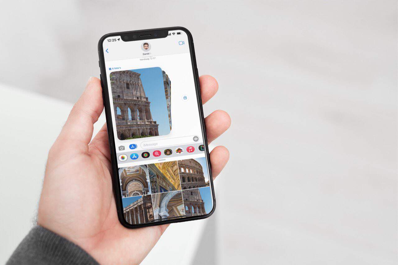 Foto's delen via iMessage in iOS 15.