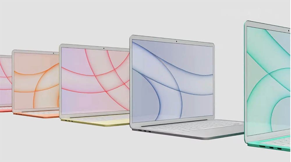 Kleurrijke MacBook Air in 2022