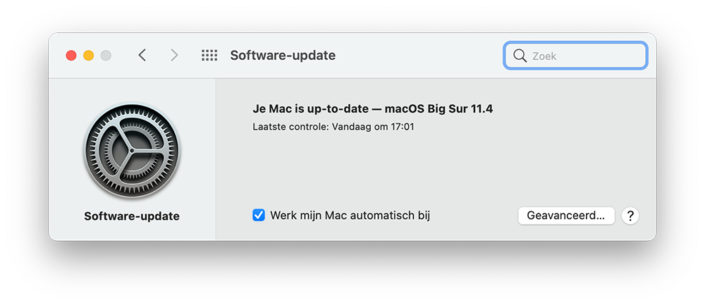 macOS update checken