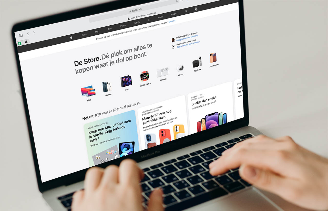 Apple Store online redesign