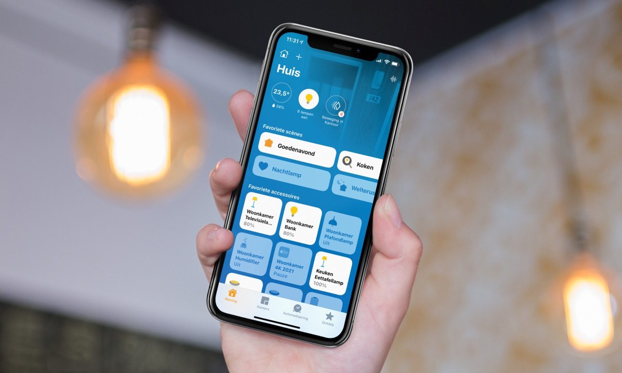 HomeKit-scène in de Woning-app.