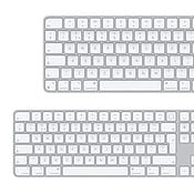 Magic Keyboard met Touch ID: toetsenbord zonder en met numeriek toetsenblok.