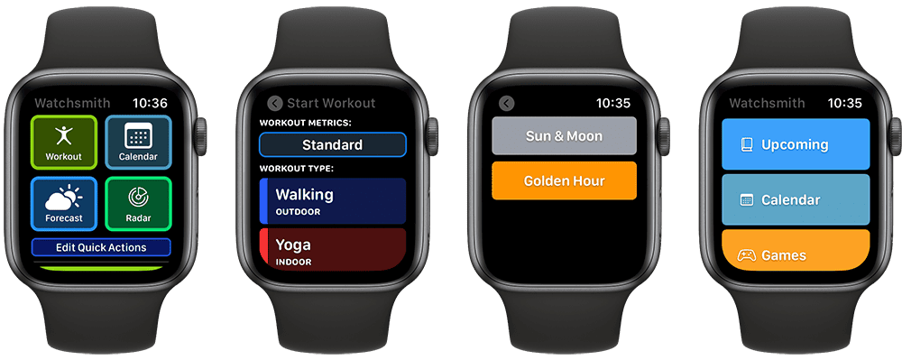 WatchSmith op Apple Watch