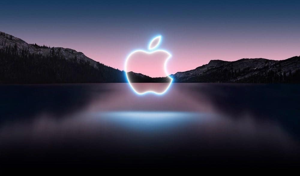Header van Apple iPhone-event van september 2021.