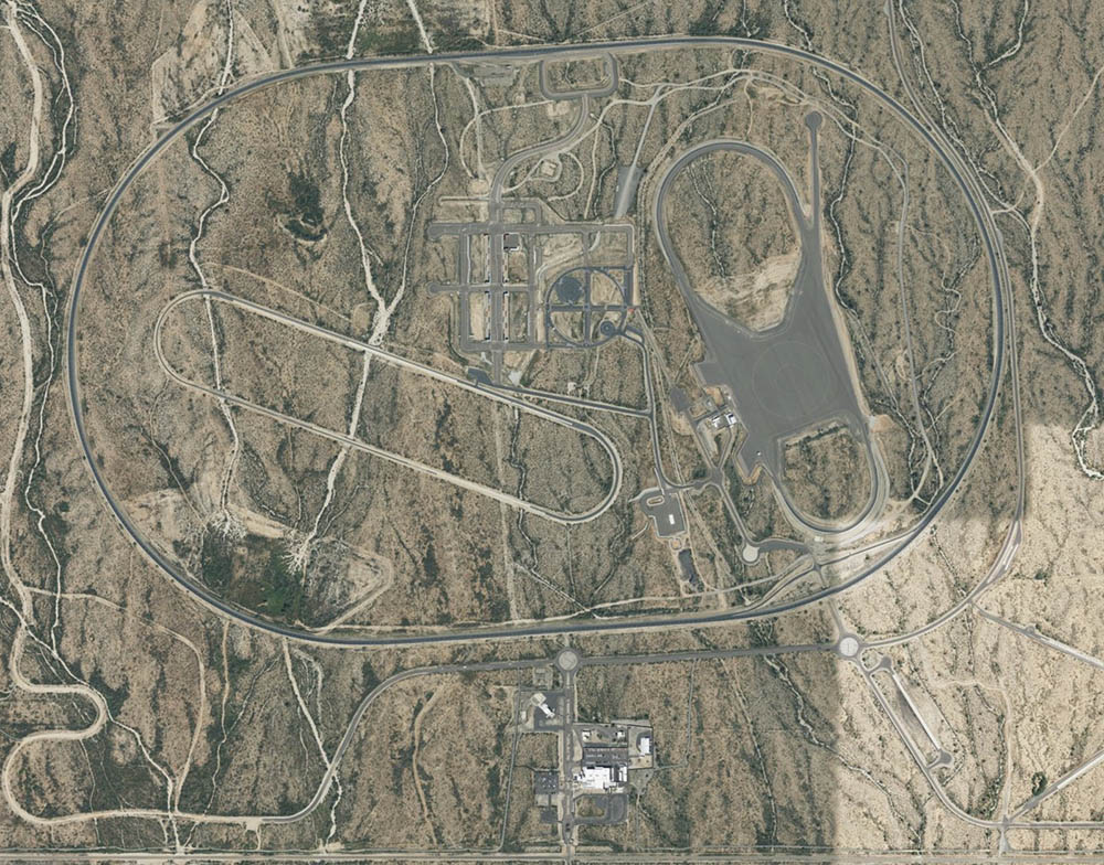 Arizona testcircuit kaart