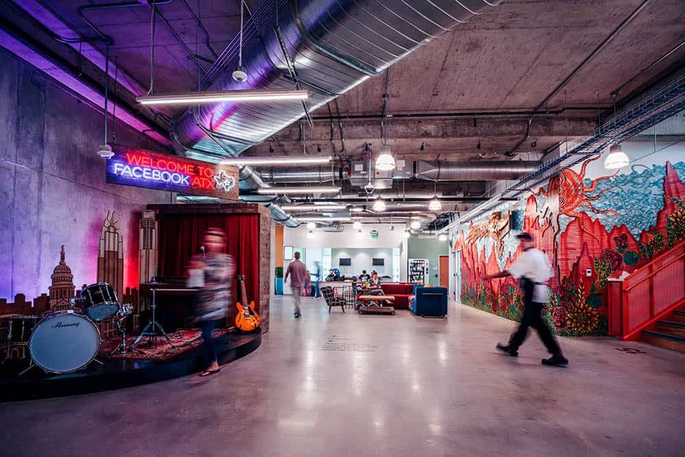 Facebook-kantoor in Austin, geopend in 2019