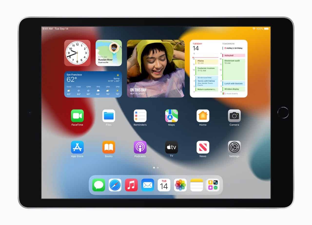 iPad 2021 scherm