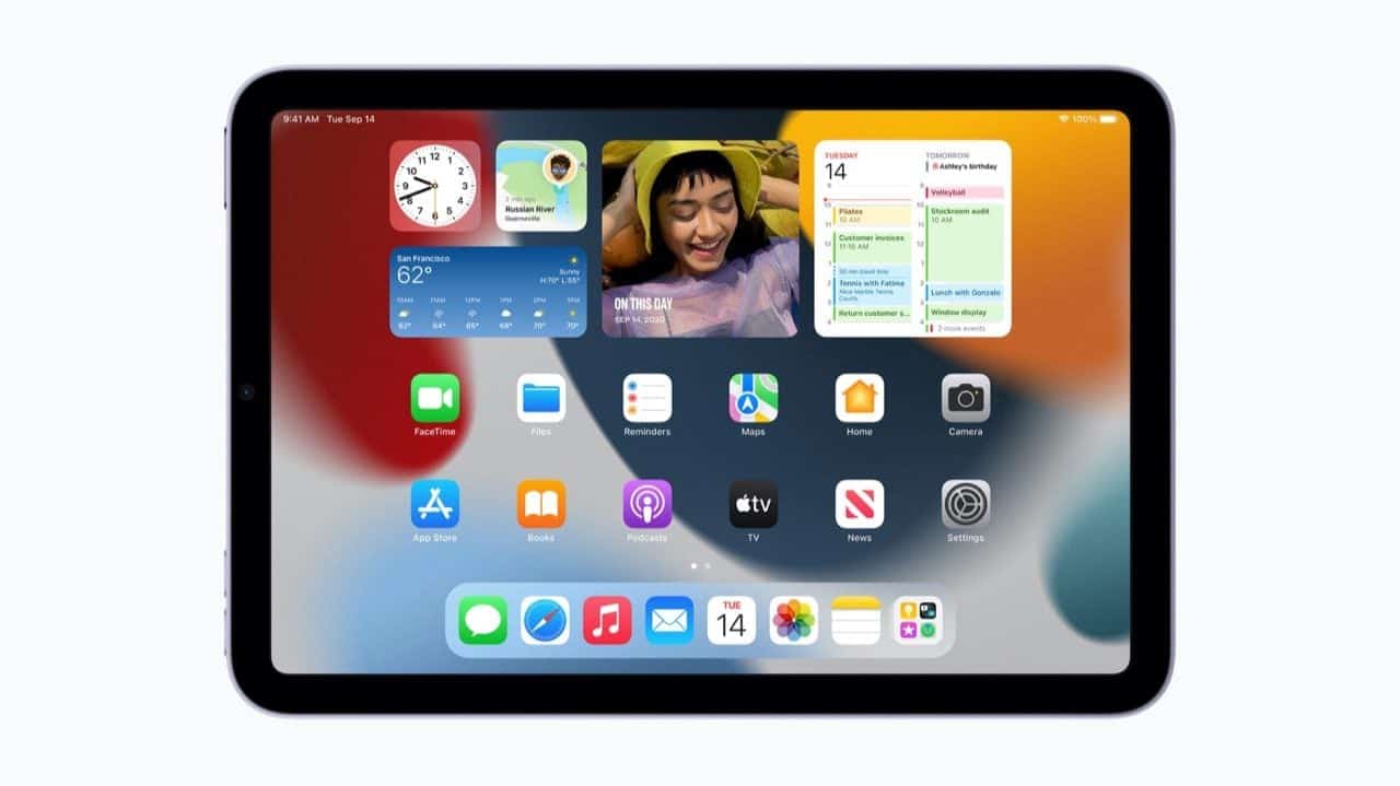 iPad mini 6 scherm