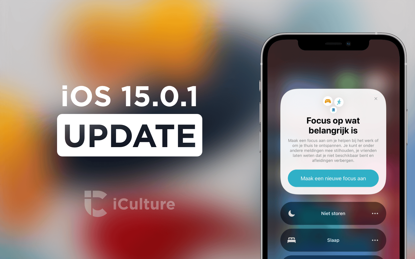 iOS 15.0.1 update.