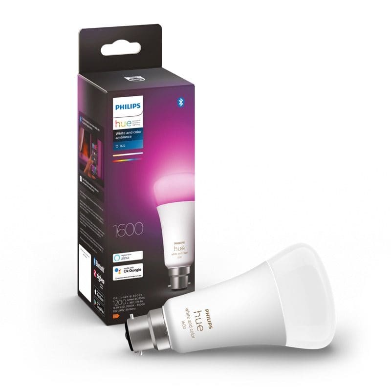 Philips Hue White Color Ambiance in 1600 lumen.