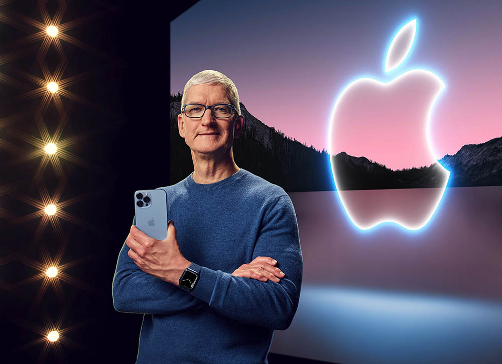 Tim Cook tijdens september-event 2021