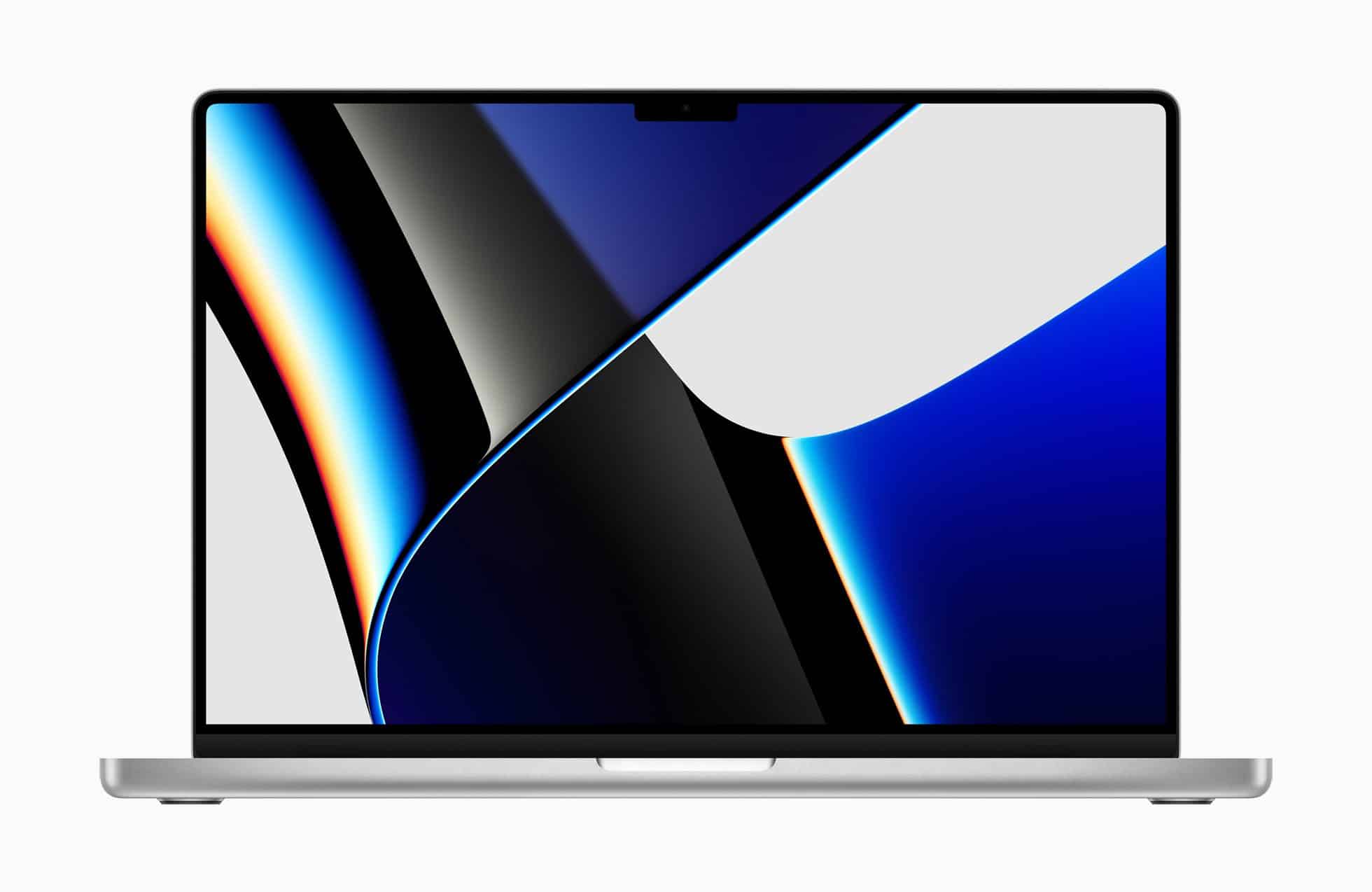 16-inch MacBook Pro 2021 scherm met notch
