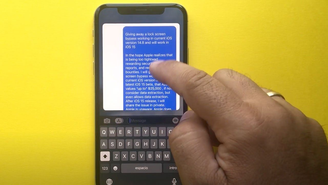 Bug iOS 15 ontgrendelscherm
