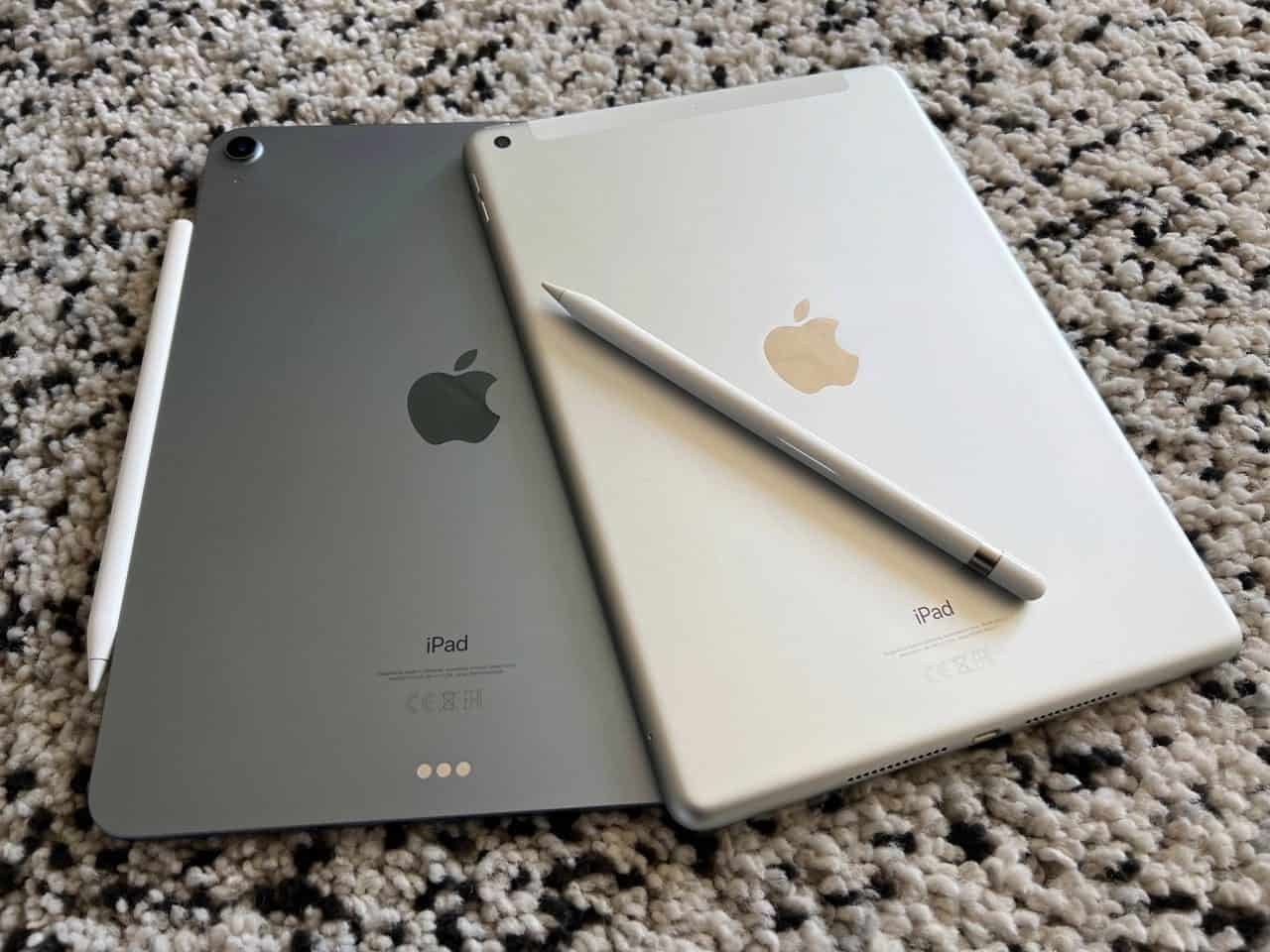 iPad 2021 vs iPad Air 2020.