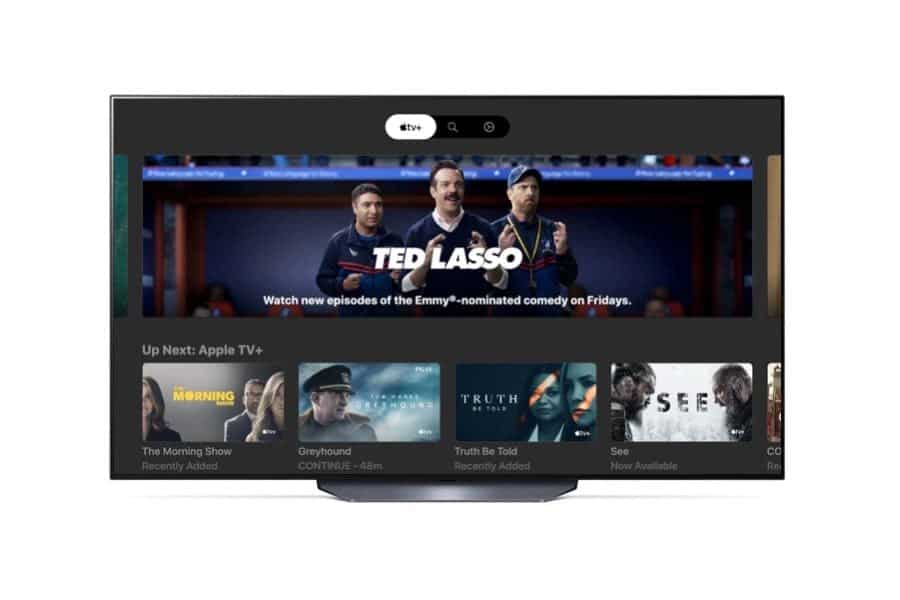 LG tv met Apple TV Plus app.