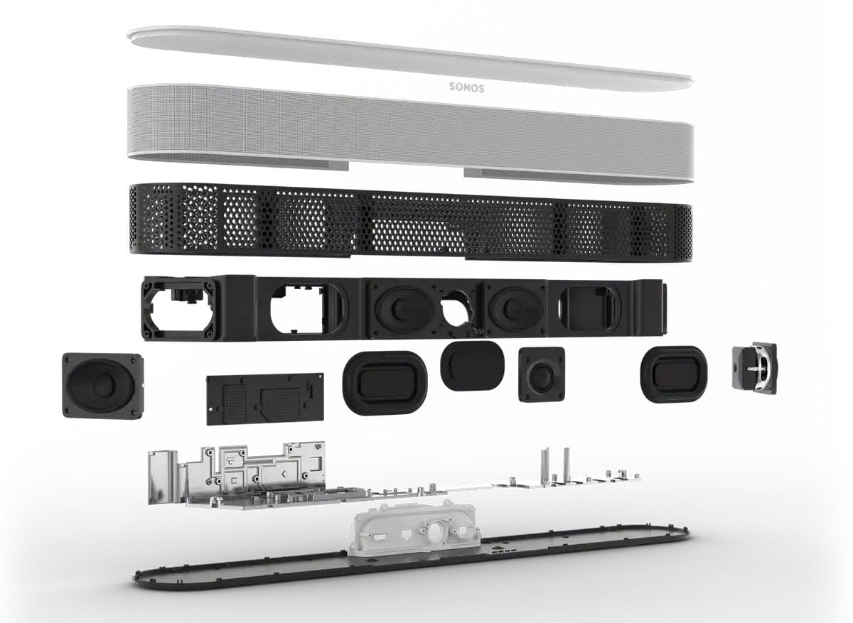 Sonos Beam 2 onderdelen.