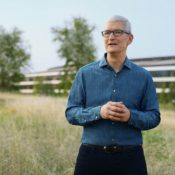 Tim Cook tijdens Apple Event 2021