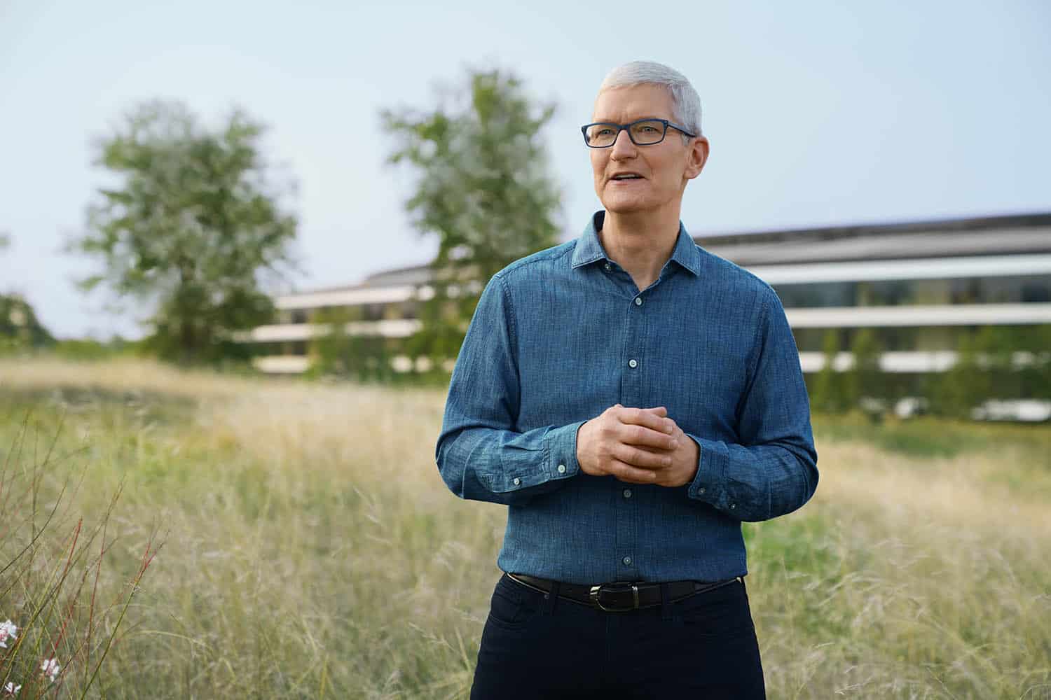 Tim Cook tijdens Apple Event 2021