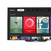 LG smart-tv met Apple Music app.