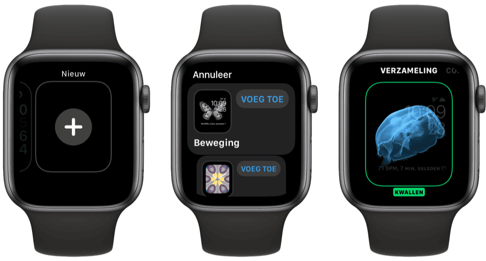 Apple Watch wijzerplaat toevoegen