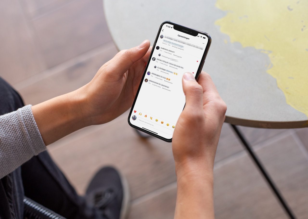 Opmerkingen op Instagram filteren