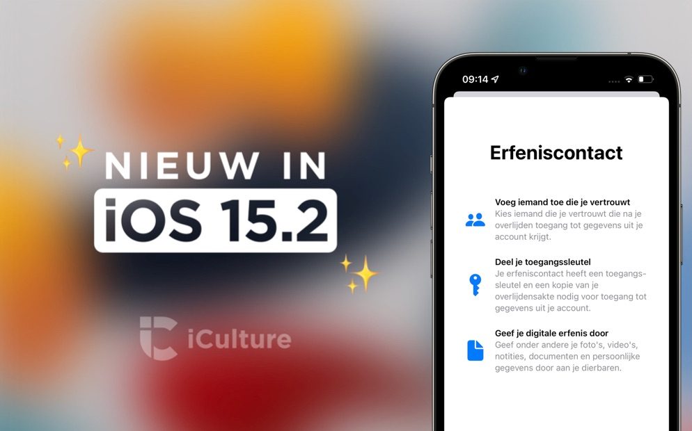 iOS 15.2 nieuwe functies versie 2.