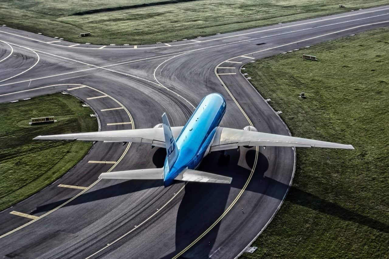 KLM Boeing 777 vliegtuig