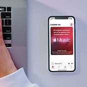 Apple Music-reclame op de iPhone