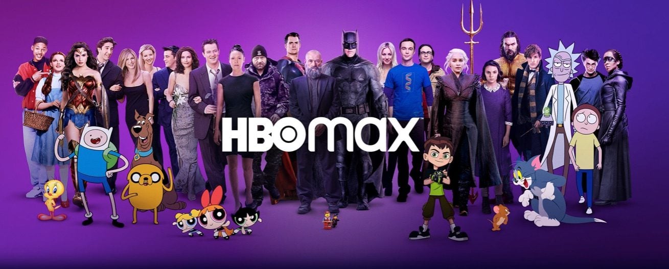 HBO Max in Nederland logo en personages.