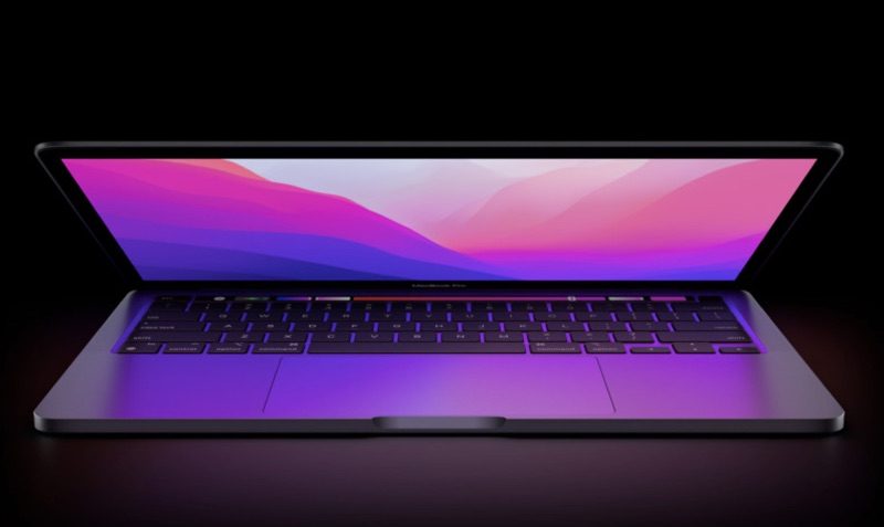 MacBook Pro 2020 met macOS Monterey.