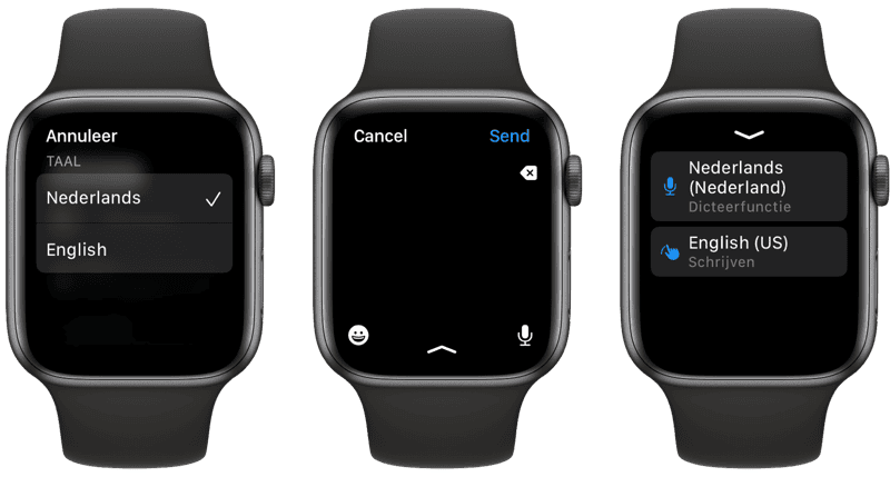 Scribble op de Apple Watch activeren in watchOS 8.