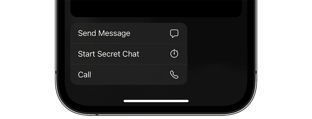 Telegram geheime chat
