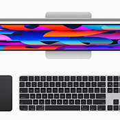 Mac Studio Display met toetsenbord muis trackpad
