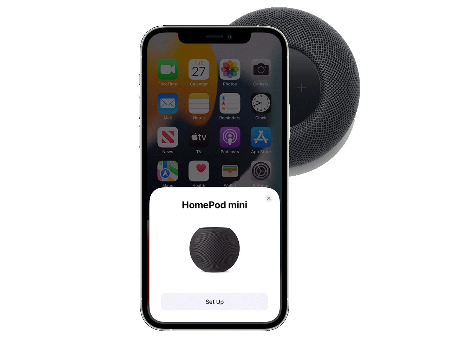 HomePod mini configureren.