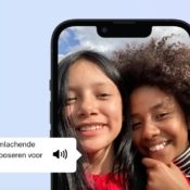 VoiceOver op iPhone: tekst uitspreken en foto's omschrijven.