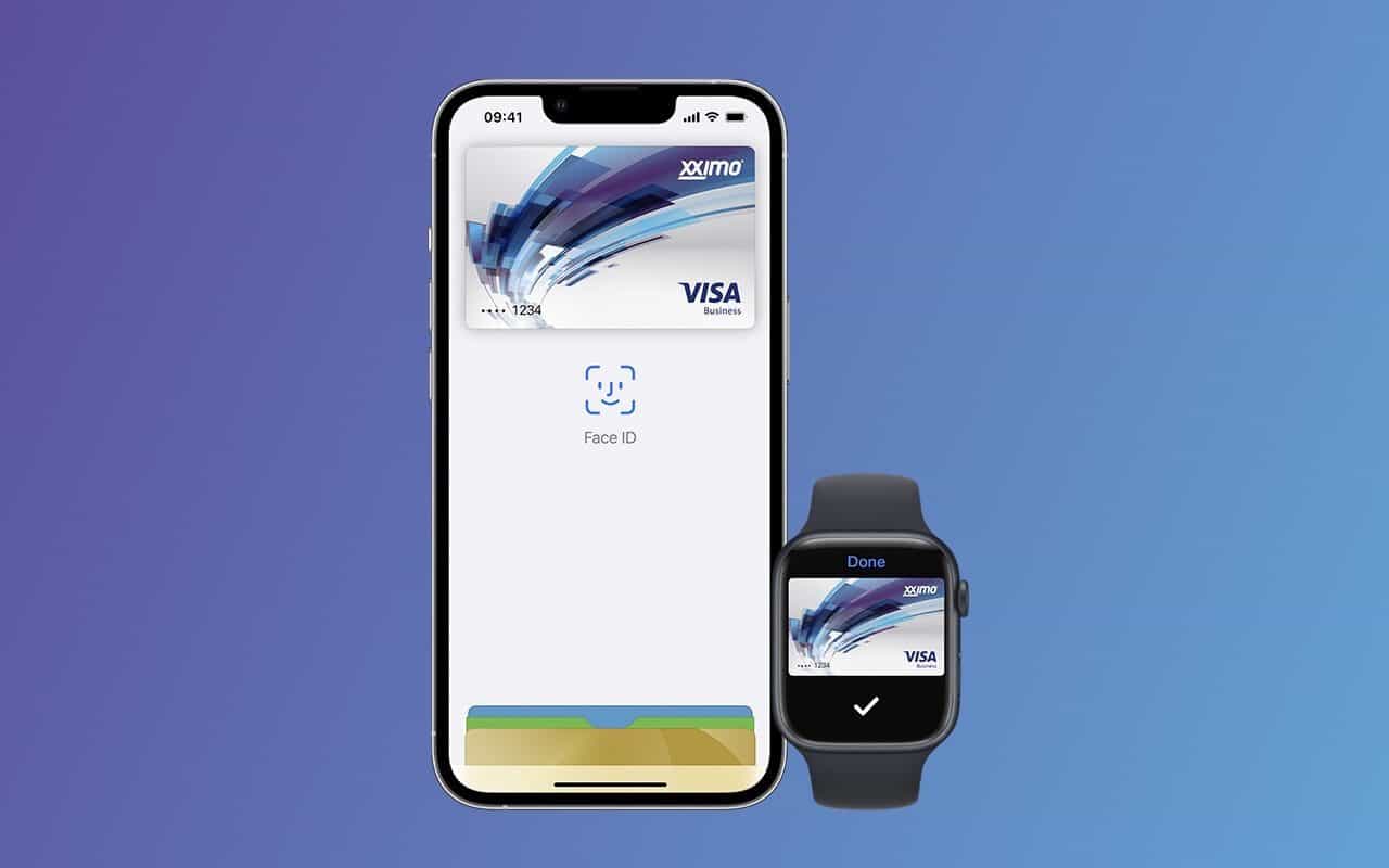 XXImo mobiliteitskaart met Apple Pay.