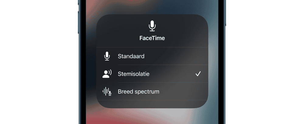 FaceTime Audio instellingen