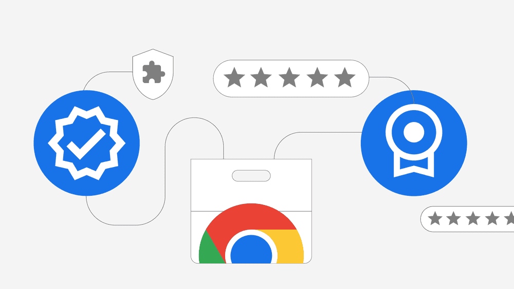 Google Chrome extensies badge