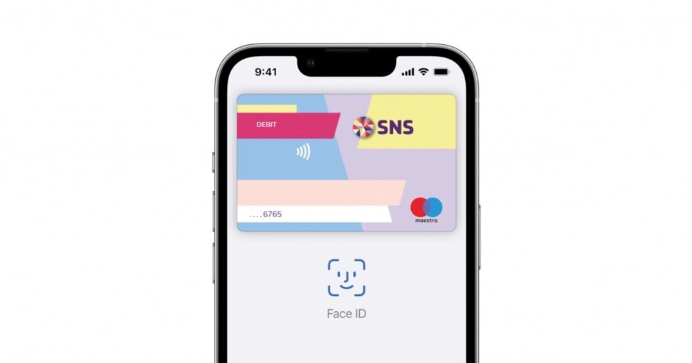 SNS Apple Pay kaart.