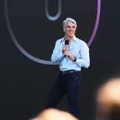 Craig Federighi op WWDC 2022