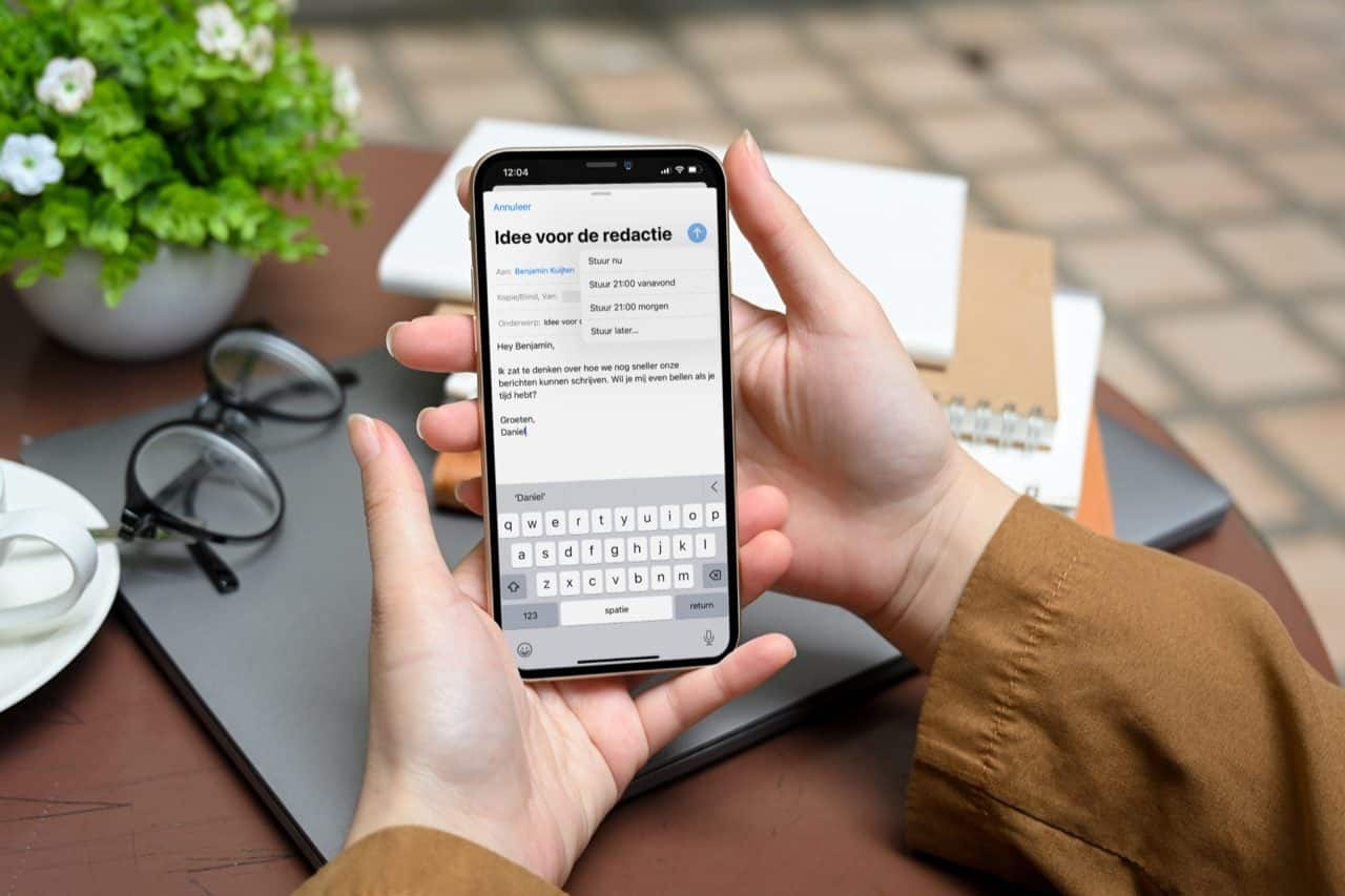 E-mail inplannen: mail later versturen op iPhone