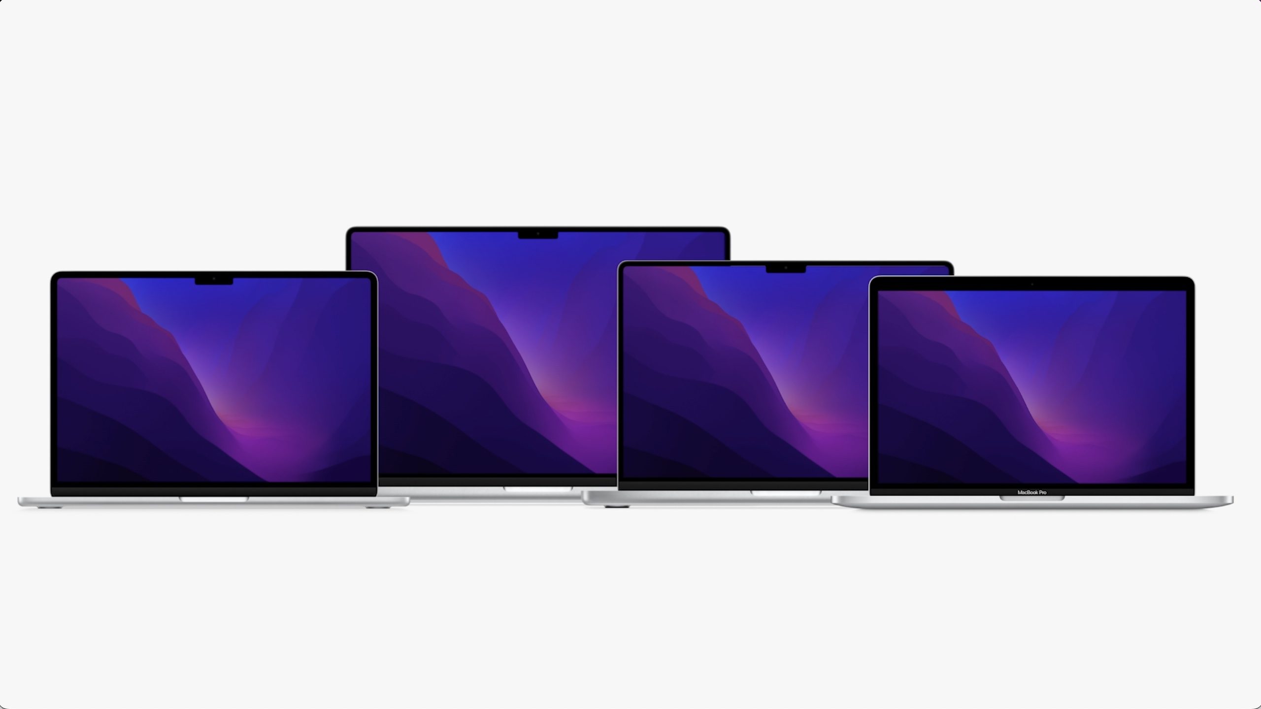 MacBook 2022 line-up.