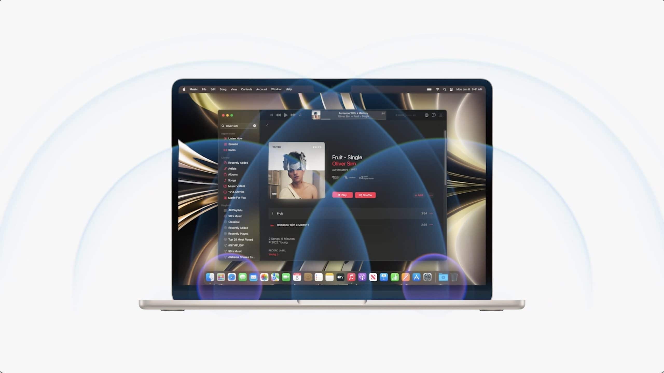 MacBook Air 2022 met Dolby Atmos