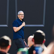 Tim Cook op WWDC 2022